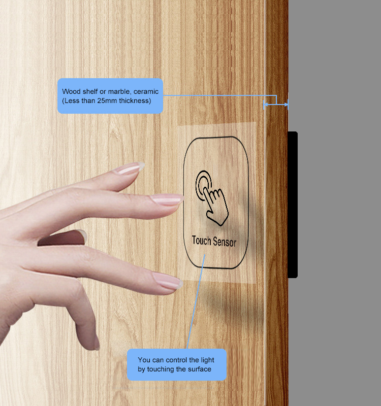 12V&24V Surface Mounted Invisible Touch dimmer Light Switch01 (13)