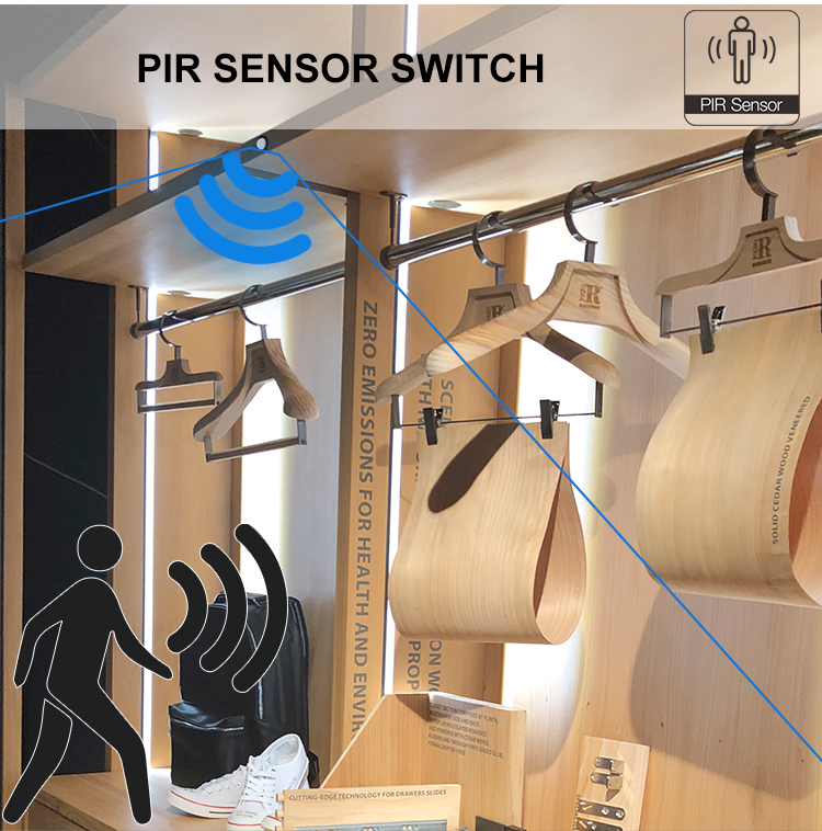 ອັດຕະໂນມັດ ONOFF Small Cabinet LED PIR Motion Human Sensor01 (17)