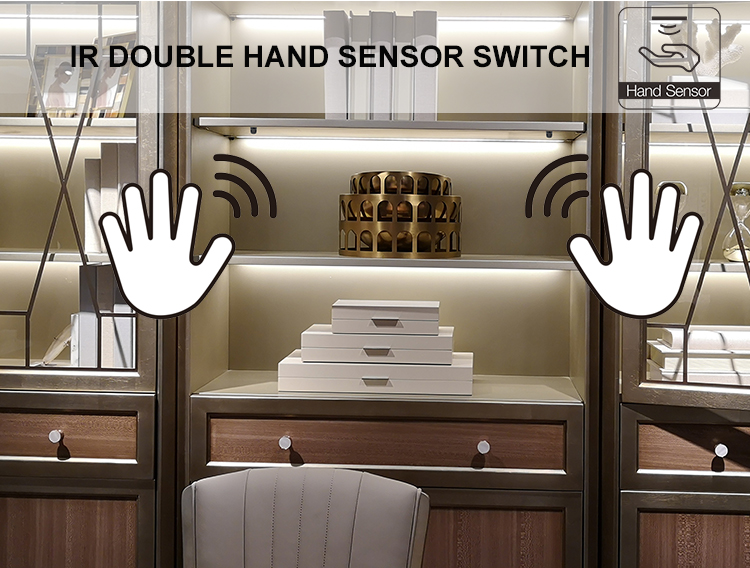 Contactless Hand Motion Switch Na May Dual Head Sensors Para sa LED Lighting-01 (11)