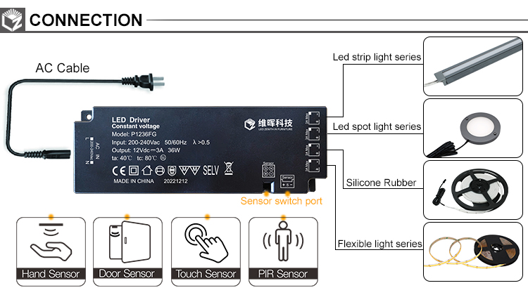 Двойна функция LED IR задействане на вратата и сензорен превключвател за разклащане на ръката 01 (15)