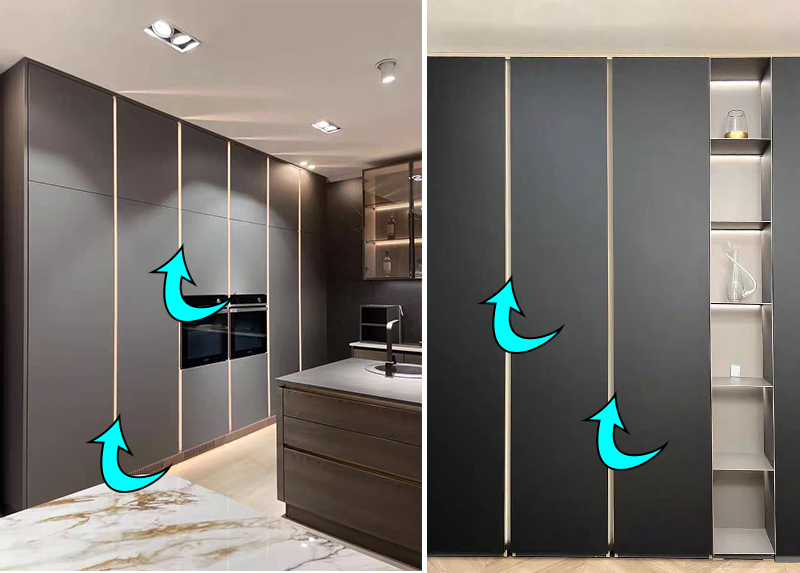 Cabinet Door style  Strip light-application1