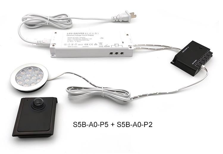 DC1224V Wireless PIR Motion Sensor Switch For Cabinet01 (18)