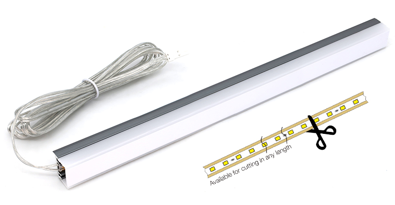 MH05B-12V24V LED Wooden Surfaced strip light-cutting freely everywhere