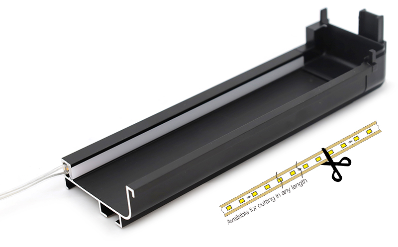 MH07B-L-shaped handle-free kitchen recessed light-cutting freely everywhere