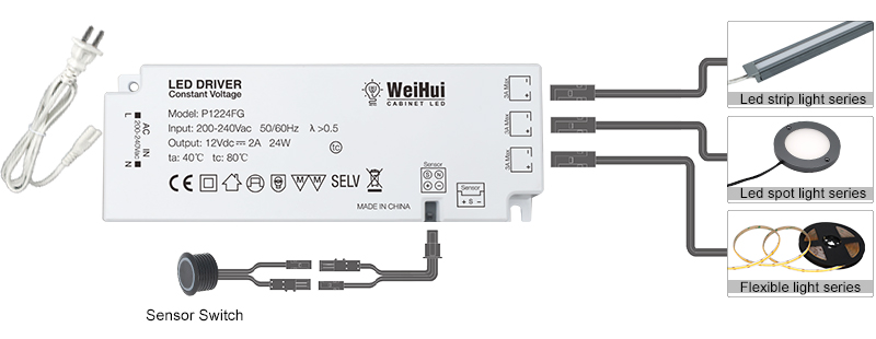 P1224FG-Constant Voltage LED Power Supply (12)