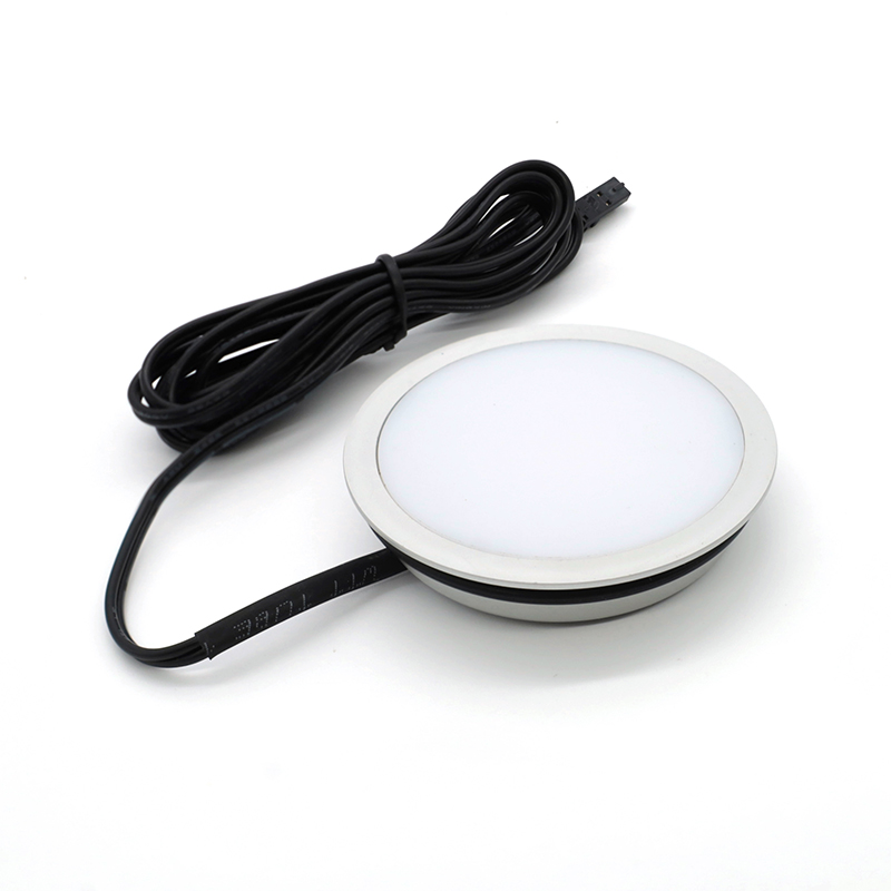 Recessed Round LED spot light-silver finish