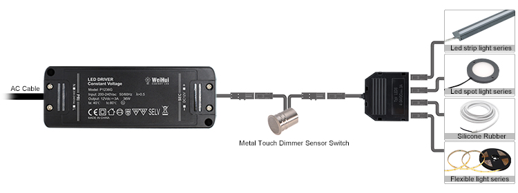 S4B-A2 Metal Touch Dimmer Switch (7)