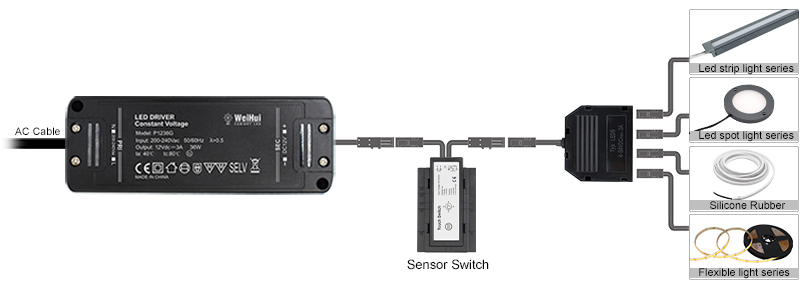 2 Key Defogger Capacitive Led Mirror Touch Switch