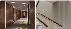 Silicone Rubber LED Strip Light-corridor& stairs application